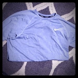 Nike dri fit light blue